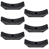 YARNOW 6 Stück Hantelständer Hohl 14,6cm aus Robustem Kunststoff Platzsparend Hantelhalter für Zuhause Krafttraining Fitnesszubehör