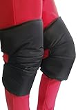 RUIXIB Motorrad Knieschützer Kniewärmer Knie Winderschutz Daunen Knieschoner Bequem Thermische Kältebeständig Winddicht für Outdoor Sport Mountainbiking und Ältlich Menschen