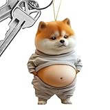 Tierischer Taschenanhänger - Handyanhänger | 2D-Acryl-Geldbörsen-Charm | Hunde-Schlüsselanhänger, Rucksack-Anhänger, für Männer, Frauen, , Jugendliche, Teenager, Ehemann, Sohn, Tochter, Familie,