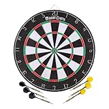 MasterArts Dartscheibe Set – Dartboard 45 cm – mit 6...