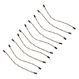 CIYODO 10 Stück Regenbogen Kabel Female zu Female Jumper Drähte für DIY Elektronikprojekte Ribbon Kabel Hochwertige Verbindungen Stabil und Wiederverwendbar