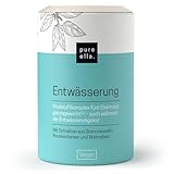 Pure Ella ENTWÄSSERUNG Kapseln - 60 Brennesselkapseln, Vegan - Komplex hochdosiert (976mg), mit Brennnessel, Magnesium, Rosskastanien, Weinreben - Natur, ohne chemisch starke Entwässerungstabletten