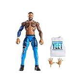 Mattel WWE Elite Actionfigur und Zubehör, Serie #114, ca. 15 cm große Sammelfigur Jey Uso mit 25 Bewegungspunkten und austauschbaren Händen, JCH93, [Mehrfarbig]