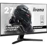 iiyama G-Master Black Hawk G2740HSU-B1 68.6 cm (27') IPS LED Gaming Monitor Full-HD (HDMI, DisplayPort, USB 2.0) 1ms Reaktionszeit, FreeSync, schwarz