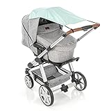 reer ShineSafe Sonnensegel für den Kinderwagen, Sonnenschutz für viele Modelle, mint