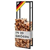 KARAT Kaminholzregal für Innen & Außen - Brennholzregal...