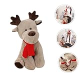 TOYANDONA Plüsch Elch Kuscheltier Cartoon Dekoration Waschbar Sofa Schlafzimmer Weihnachten
