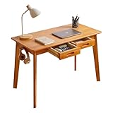Aibiju Holz-Schreibtisch mit Schublade und Hängestange,...