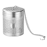 Gewürzsieb Zum Mitkochen, Edelstahl Gewürzkugel Mit Feinmaschigem Sieb, Ideal Für Tee, Suppen Und Eintöpfe, 5 Cm Durchmesser, 6 Cm Höhe