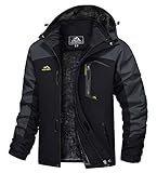 TACVASEN Herren Wanderjacke Wasserdicht Fleece Jacket Winter...