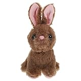 ibasenice Kaninchen Plüsch Kuschelhase Hase Kuscheltier Hase Für Plüschhase Für Plüschhase Hase Plüschkaninchen Plüschhasen Kaffee Pp Baumwolle