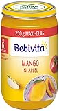 Bebivita Früchte Mango in Apfel, 6er Pack (6 x 250 g),...