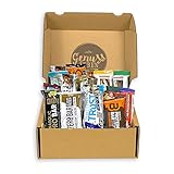 Genussleben Box Proteinriegel Premium Mix mit 20 Stück High Protein Bar, hochwertige Eiweiss Riegel verschiedene Marken