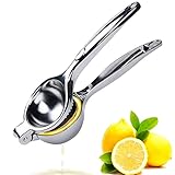 Relota 7 cm Zitronenpresse Handpresse, Zitruspresse Manuell, Anti-Ätzmittel, Durchmesser Lemon Squeezer, Schweres Saftpresse Manuell für Bar, Küche, Restaurant, Langlebig