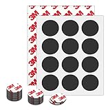 Runde magnetische Punkte, magnetisch, rund, mit 3M-Klebe-Rückseite, 24 Stück, Durchmesser 3 cm, 80 mm, selbstklebend, vorgeschnittenes Magnetband für Familienaktivitäten, abziehen und aufkleben, für