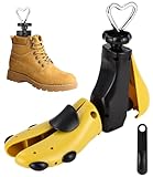 Zhufas Schuhspanner, Herren Damen Stiefelspanner, Stiefelspanner mit Schuhlöffel, 4-Wege Kunststoff & Metall Schuhdehner, Schuhweiter für Einstellbare Länge und Breite Schuhstrecker.(40-48)