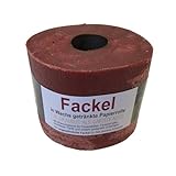 Freckenhorster Werkstätten Fackeln - in Wachs getränkte Papierrolle | Handgefertigt | Made in Germany (Fackel, 6, Stück)