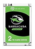 Seagate Barracuda 2TB interne Festplatte HDD, 3.5 Zoll, 7200 U/Min, 256 MB Cache, SATA 6GB/s, silber, Modellnr.: ST2000DM008