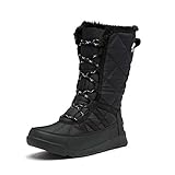 Sorel Whitney 2 Tall Lace Waterproof wasserdichte Winterstiefel für Damen, Schwarz (Black), 40 EU