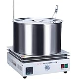 Digitaler Magnetrührer Heiztopf 15L Kapazität Temperaturregelung 0-3000rpm bis zu 400°C für Laborgebrauch