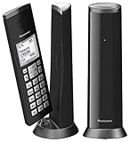 Panasonic KX-TGK222 Designer Cordless Phone, with answerphone, call blocker and do not disturb mode - Black