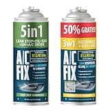 AC FIX 5in1 - Kältemittel R134a + 3in1 R134a XL 470 g für Auto Klimaanlage mit Öl, Dichtungsmittel, UV-Farbstoff, Trocknungsmittel - Schützt den Kompressor