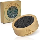 LAVADUFT® Diffuser Natürlicher Lavastein für ätherische Öle - Aromatherapie Diffusor für Schlafzimmer, Wohnzimmer, Bad, Büro, Auto