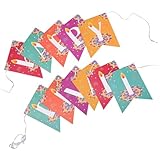 Parliky Happy Diwali Banner Papier Girlande Bunte Party Wimpelkette Hängende Dekoration für Festliche Feier Diwali Wandornament Einfache Montage Langlebig