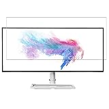 Vaxson 2 Stück Anti Blaulicht Schutzfolie kompatibel mit MSI Prestige PS341 / PS341WU 34' Display Monitor Bluelight folie folien Displayschutzfolie （ nicht Panzer Schutz Glas folie nicht PanzerGlas ）