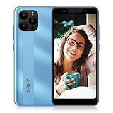 XGODY Handy Günstig S21, 5,5 Zoll Smartphone Ohne Vertrag 1GB+16GB 64GB Erweiterbar Quad Core Android Handy, 3G Dual SIM 2500mAh Akku, 5MP+5MP Kameras, 3 Kartensteckplatz Gesichts-ID GPS(Blau)