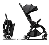 Hamilton Buggy R1 Anthrazit, Kompakter und klappbarer Kinderwagen, Leichter Faltenbuggy bis 20 kg, Luxus-Kinderwagen, Benutzerfreundlicher Stroller mit verstellbarer Liegefunktion und Fußstütze