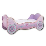 Stella Trading SISSY Kinderbett Mädchen mit 90 x 200 cm Liegefläche - Königliche Kutsche als Bett für kleine Prinzessinnen - 94 x 90 x 214 cm (B/H/T)
