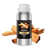 Premium reines natürliches Sandelholzöl – 100 % pures ätherisches Öl, BIO, organisch – zur Herstellung ätherischer Öle, Kerzen, Seifen, DIY – Sandalwood Essence 1L, Aromaholik