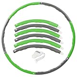 Sport-Tec Hula Hoop Reifen, ø 100 cm, 1,5 kg, inkl. Maßband Power Fitnessreifen Hulahoop zur Gewichtsreduktion