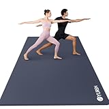 RYTMAT Yogamatte XXL 200x130cm NBR 10mm Dick und Bequem Gymnastikmatte für Heim-Fitness Yoga Pilates, Eltern-Kind-Aktivitäten, Senioren-Fitness, Spielmatte für Hunde