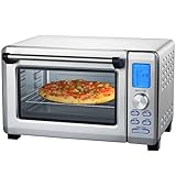 Syntrox Germany 23 l Kleiner Mini Backofen Assal | Miniofen | Pizzaofen | Pizzabackofen, Multifunktionsbackofen, 23 Liter, 1500W, für kleine Küchen, Edelstahl