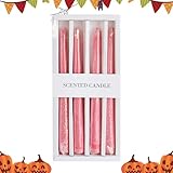 Halloween Blutende Spitzkerzen, Horror Tropfende Tränen Spitzkerzen Set, Halloween Duftkerzen, Halloween Geist Kerzen, Halloween Kürbis Kerzen, Einfach zu bedienen, Tragbar für Zuhause Halloween