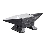 VEVOR 10kg Schmiedeamboss 55HRC Stahl Schmiede Werkzeug 35, 3x11, 3x16cm Amboss mit einer Arbeitsfläche von 355x110mm, Abflachen Schmieden und Formen Metall, Cast Iron Anvil 22 LBS, Schwarz & Grau
