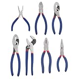 Zangen-Set für Mechaniker, 7-teilig für Wartungswerkzeuge im Haushalt, tragbar, rutschfest, für Werkstatt, Garten, Auto und Garage