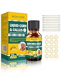 MQXUNMI 20ml Hühneraugen Entferner, Corn Remover, Gegen HüHneraugen Und Callus Remover, HüHneraugen Entferner, Mais Linderung von Maisschmerzen und Fußpflege