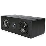 Micca MB42-C Center Channel Speaker for Home Theater, Surround Sound, Passive, 2-Way (Black, Each)