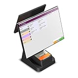 Registrierkasse Kassensystem - Finanzamtkonform 2022 - TSE ready - integrierter Bondrucker - Gastronomie, Handel - GRATIS Ersteinrichtung des POS Terminal (D2s Plus Double )