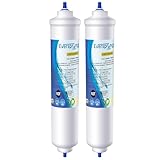 Wasserfilter Kühlschrank Ersatz für Samsung DA29-10105J DA29-10105J HAFEX/EXP, DA99-02131B, WSF-100, EF9603, HAIER LG Inline-Kühlschrank 2 Stück von EVERSPRING RWF0300A (rechnung vorhanden) (2)