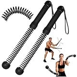 2 Stück Upgrade Battle Rope ohne Seil für das Heim Fitnessstudio,Gewichtete Ropeless Battle Ropes Tragbare Gewichtete Seile Ohne Seil Krafttrainingsgeräte für Arme, Rumpf, Gesäß, Rücken und Beine