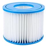 Housoutil Pool Ersatzfilter Typ H Schwimmbadfilter mit Filterkartusche Himmelblau Kompatibel für Private Pools und Filterpumpen