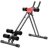 Bauchmuskeltrainingsgeräte mit verstellbarem LCD-Display, faltbarer Core-Trainer für Ganzkörperformung, Krafttraining für Anfänger