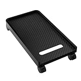 jiingekk Desktop-CPU-Ständer mit erhöhtem Boden und zwei feststellbaren Rollen für einfache Mobilität, PC-Ständer