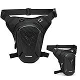 Beintasche Motorrad, Beintasche Herren Damen, Oberschenkeltasche mit Verstellbarem Beinriemen, Wasserdichtes Motorrad Zubehör für Radfahren, Reisen, Camping, Angeln, Motorradfahren, PVC Material