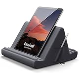 Lamicall Tablet Halter Kissen, Tablet Ständer - Kissenhalter Halterung Bett Sofa für New 2022 iPad Pro 9.7, 10.5, 12.9, iPad Air Mini 1 2 3 4, Switch, Samsung Tab, iPhone, Bücher, andere Tablet - Grau