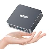 Trycoo WI-6 Mini PC 16 GB RAM 512 GB M.2 SSD, Intel 12. Generation N95 (bis zu 3,4 GHz) Mini Computer, 4K Mini Desktop PC Windows 11 Pro, Gigabit-Ethernet/WiFi/BT/2* HDMI/USB-C, für Alltag Verwenden